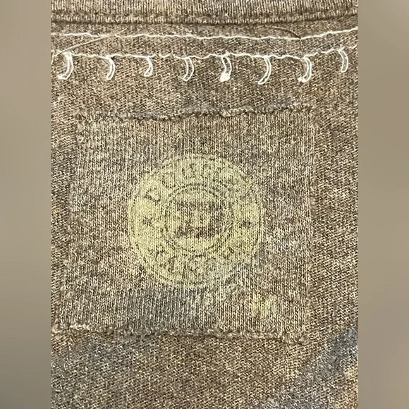 Double D Ranch Embroidered V-Neck Brown and Tan Women's Top Sz:M - Picture 8 of 9